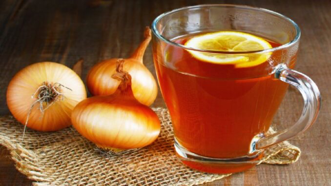 cibulový čaj
