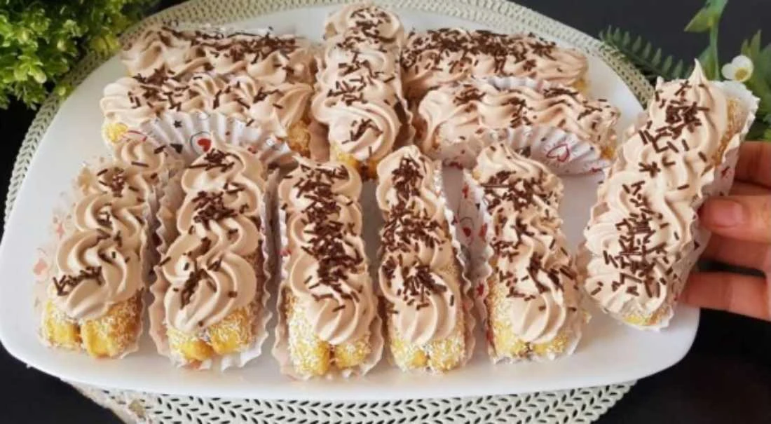 Hriešne dobrý nepečený dezert z piškótov s Nutellou a kokosom