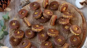 Linecká kolečka s karamelovým krémem