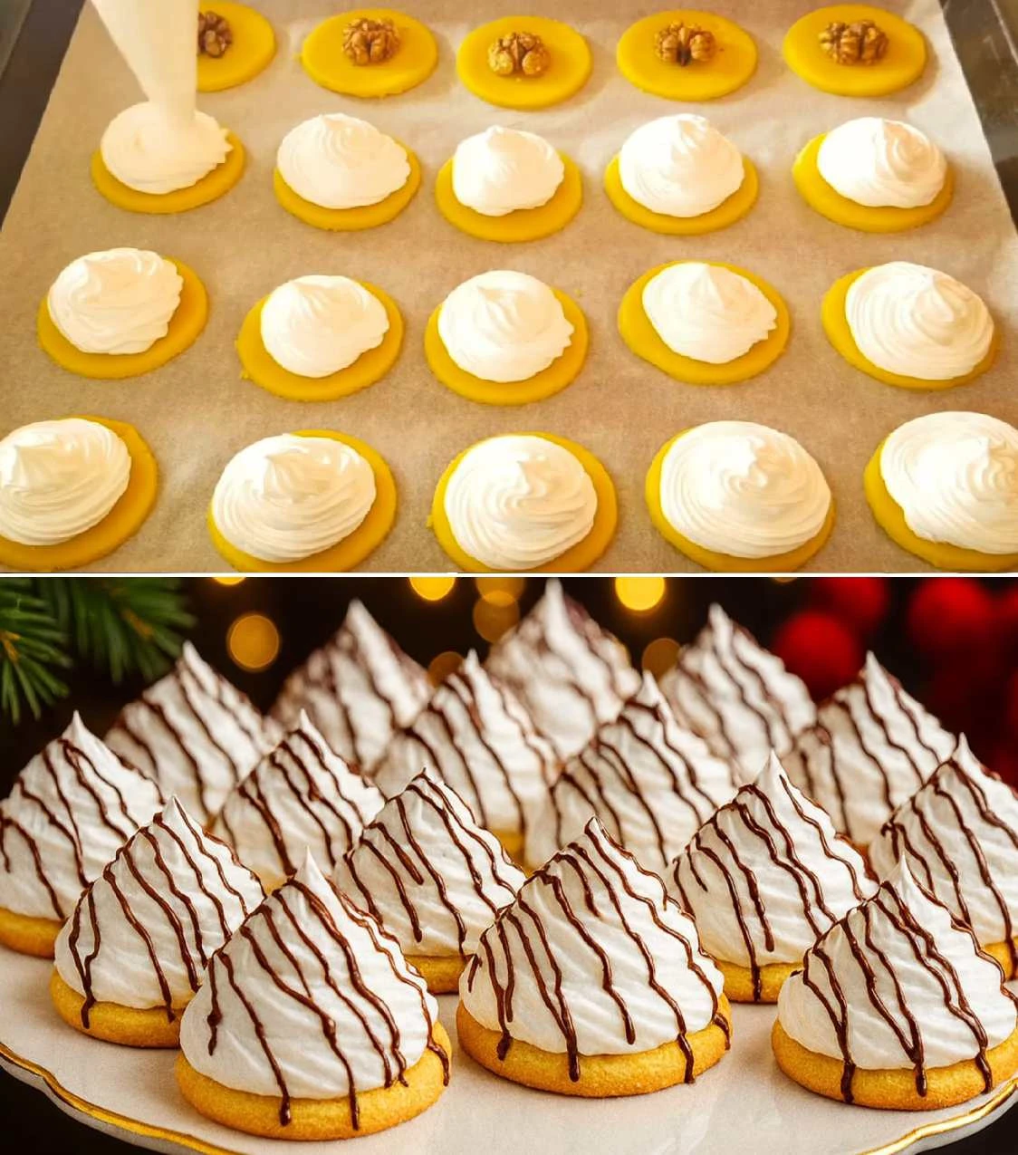 ořechové koláčky s čokoládou