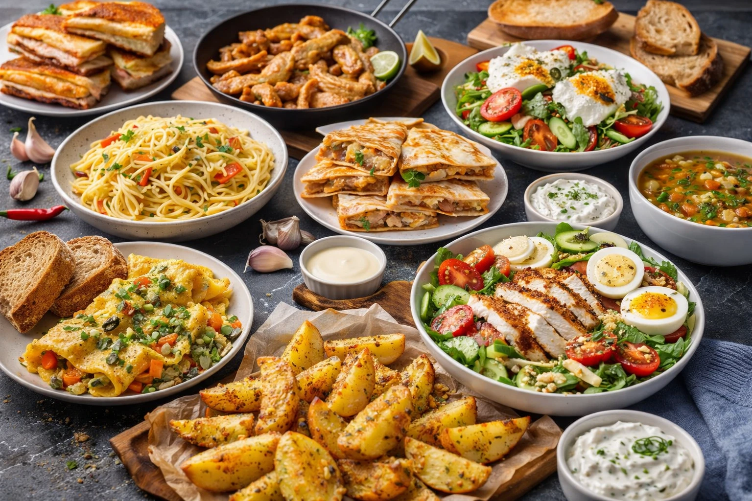 10 najlepších tipov na jednoduchú a rýchlu večeru